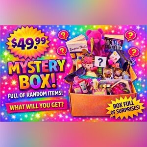 $49.99 MYSTERY BOX! retail value $250! See Full Description!